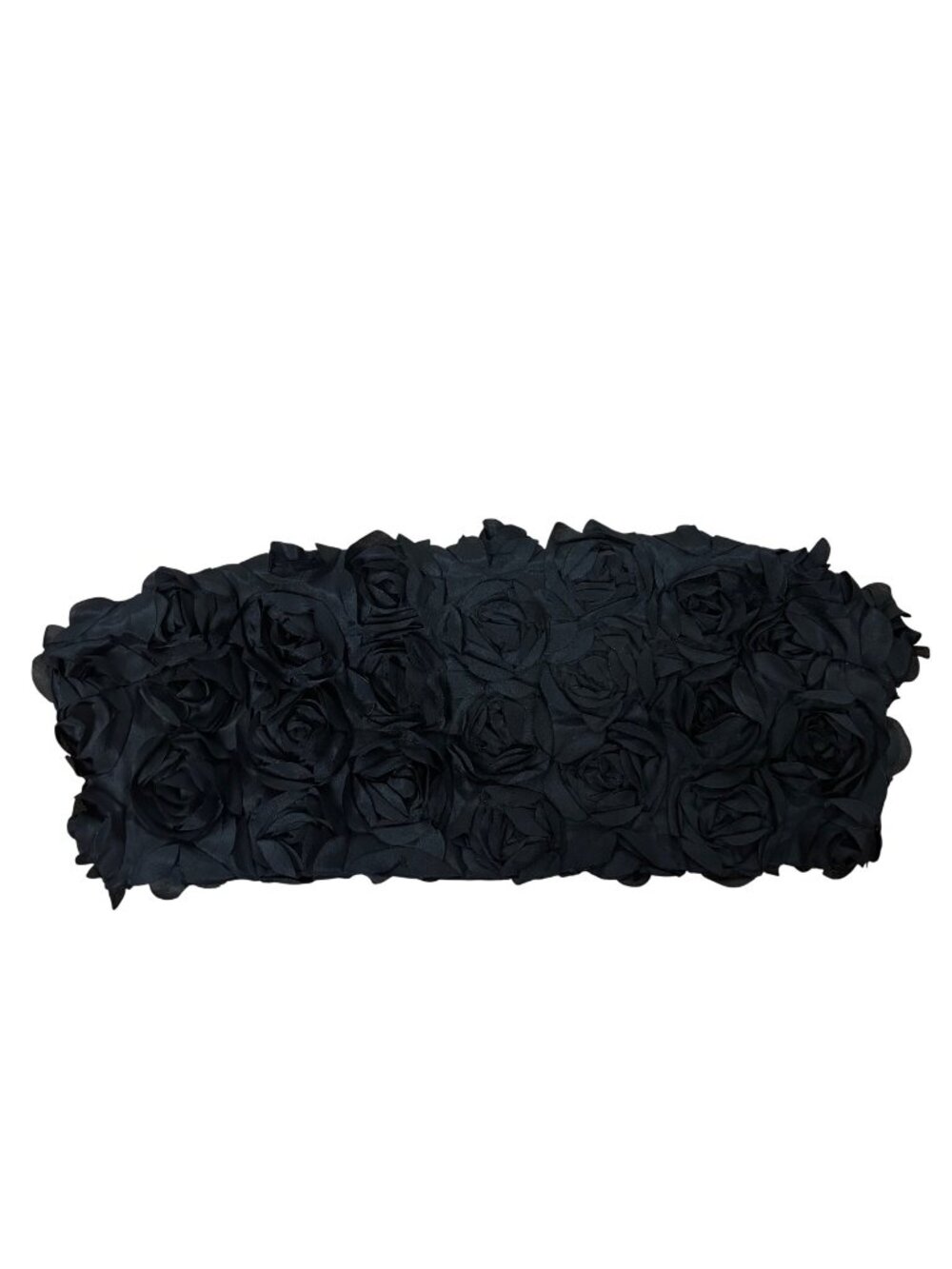 ✨3/$30 Fairesty 2XL Black Strapless Floral Smocked Bandeau Top Whimsigoth